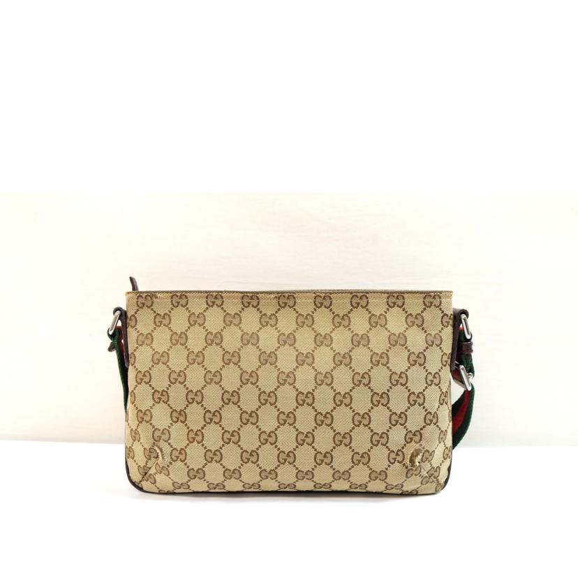 GUCCI グッチ/GGキャンバスシェリーラインショルダーバック/189749//001***/Bランク/71