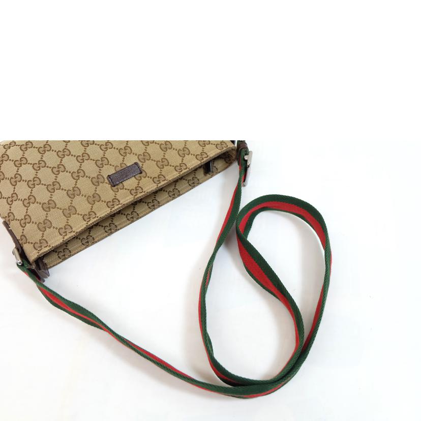 GUCCI グッチ/GGキャンバスシェリーラインショルダーバック/189749//001***/Bランク/71