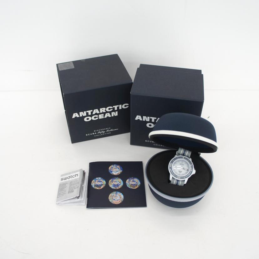 BLANCPAIN×swatch ブランパン×スウォッチ/フィフティファゾムス・アンタークティックオーシャン/自動巻/SO35S100//SAランク/19
