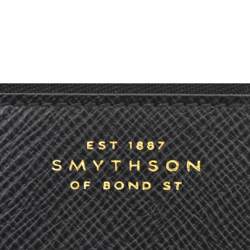 SMYTHSON SMYTHSON/L字ファスナーコインケース/ブラック//Aランク/75