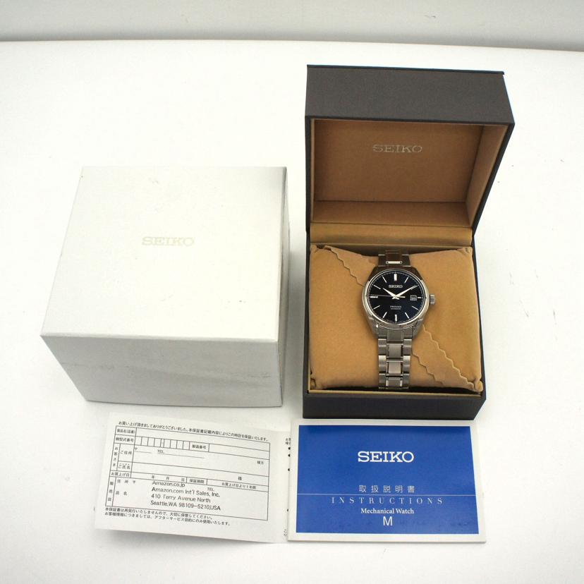 SEIKO セイコー/プレザージュ・ジェットブラック/メンズ/自動巻/SARX057//7N0***/SAランク/19