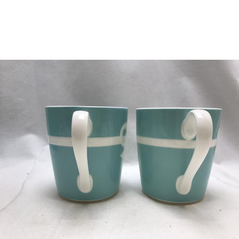 TIFFANY ティファニー/ブル-ボックスマグカップ ペア//Aランク/51