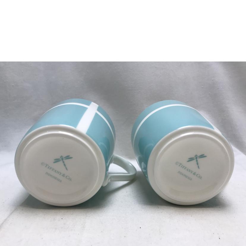 TIFFANY ティファニー/ブル-ボックスマグカップ ペア//Aランク/51