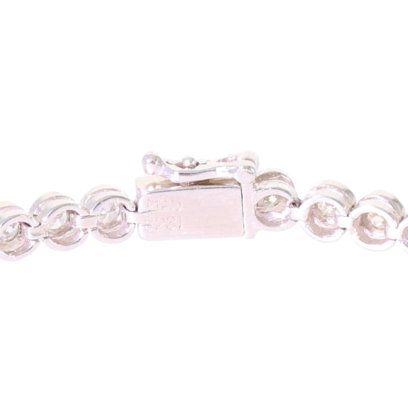 / ◎PT900テニスダイヤブレスレット2.31ct//Aランク/59