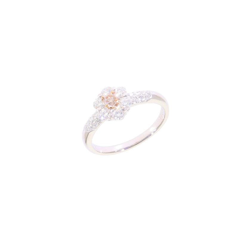 /◎PT900ピンクダイヤリング0.130/0.62ct//Aランク/59