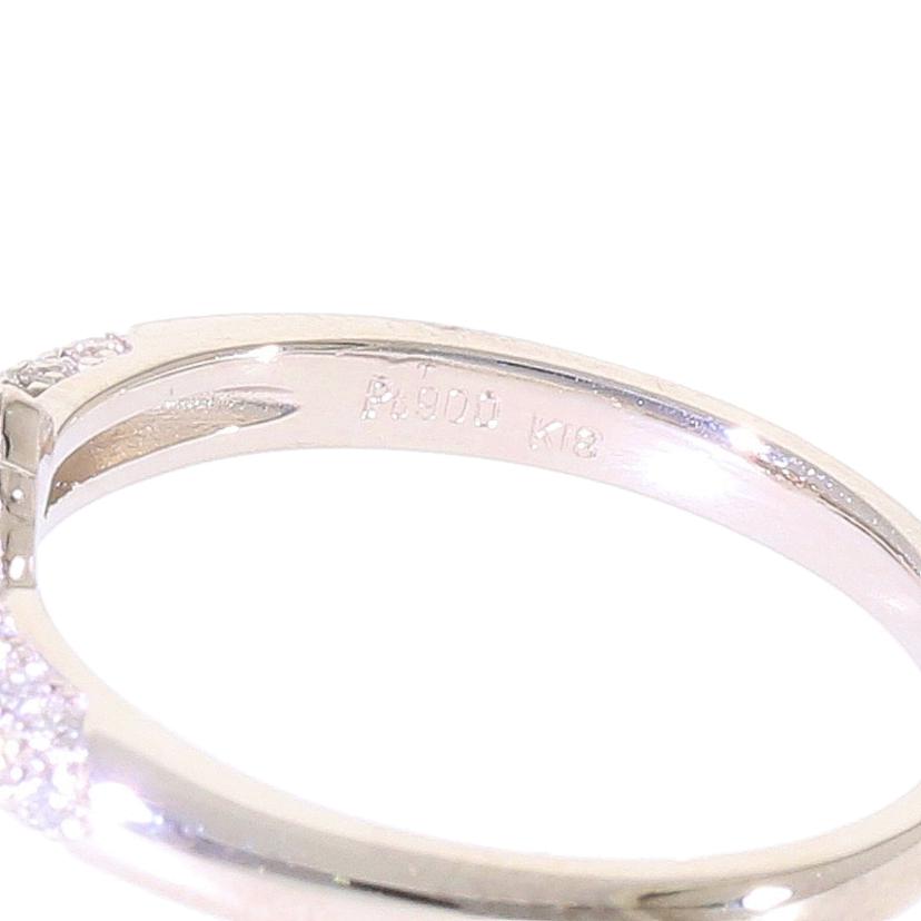 /◎PT900ピンクダイヤリング0.130/0.62ct//Aランク/59