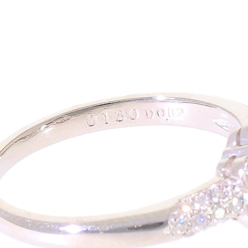 /◎PT900ピンクダイヤリング0.130/0.62ct//Aランク/59