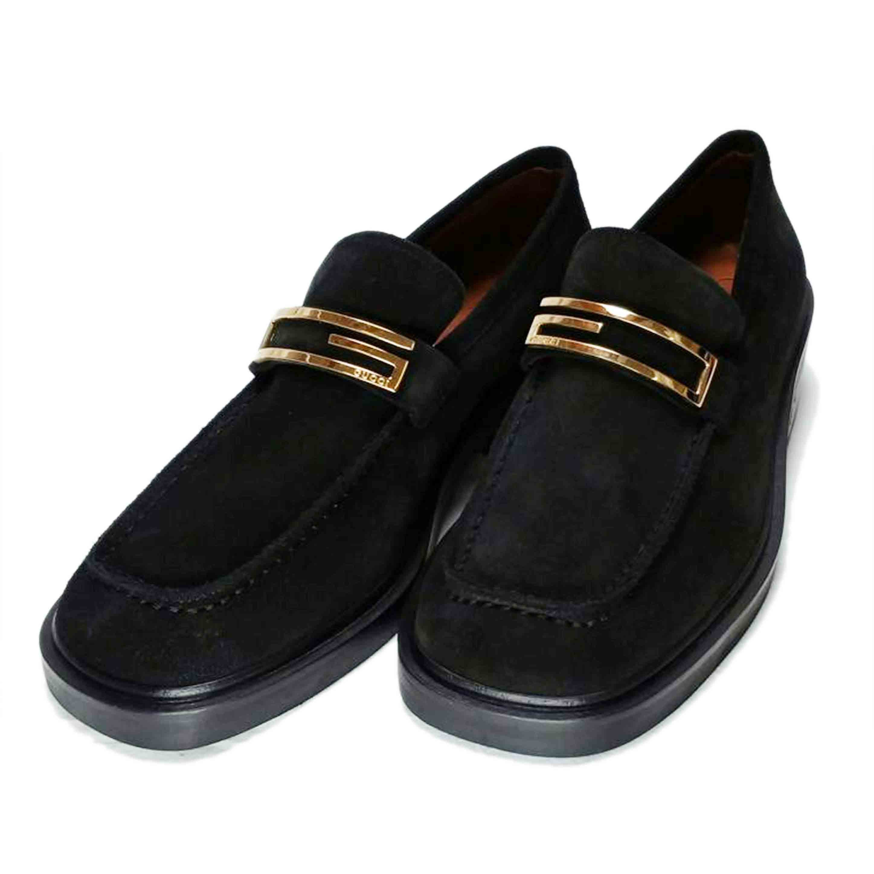 GUCCI グッチ/Gバックル ビットローファー スエード/1016121//ABランク/52