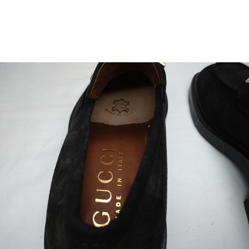 GUCCI グッチ/Gバックル ビットローファー スエード/1016121//ABランク/52