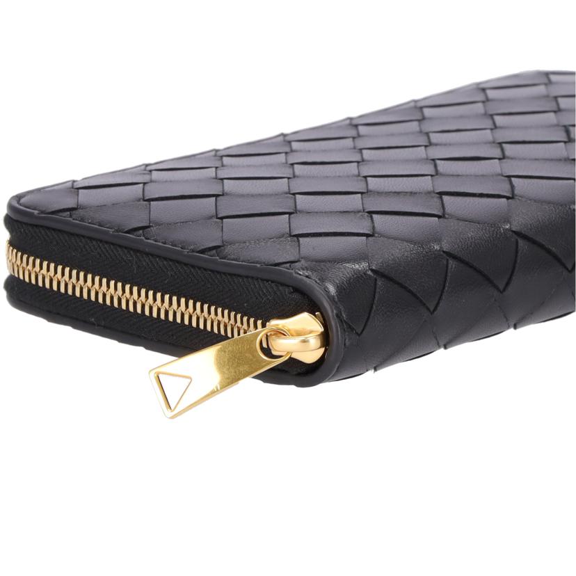 BOTTEGA VENETA ボッテガヴェネタ/イントレチャートラウンドファスナー長財布//SAランク/94