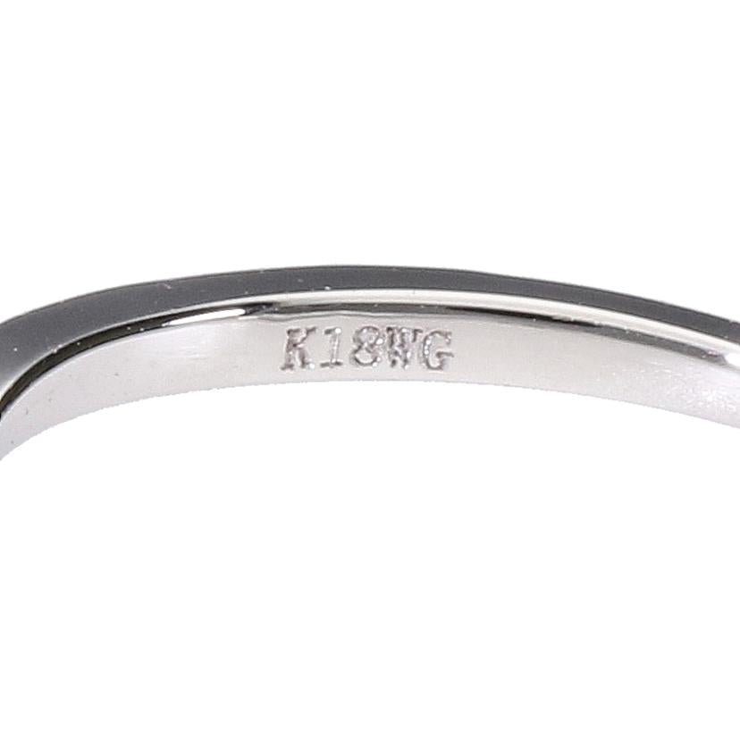 K18WGダイヤリング0.06ct//Aランク/65