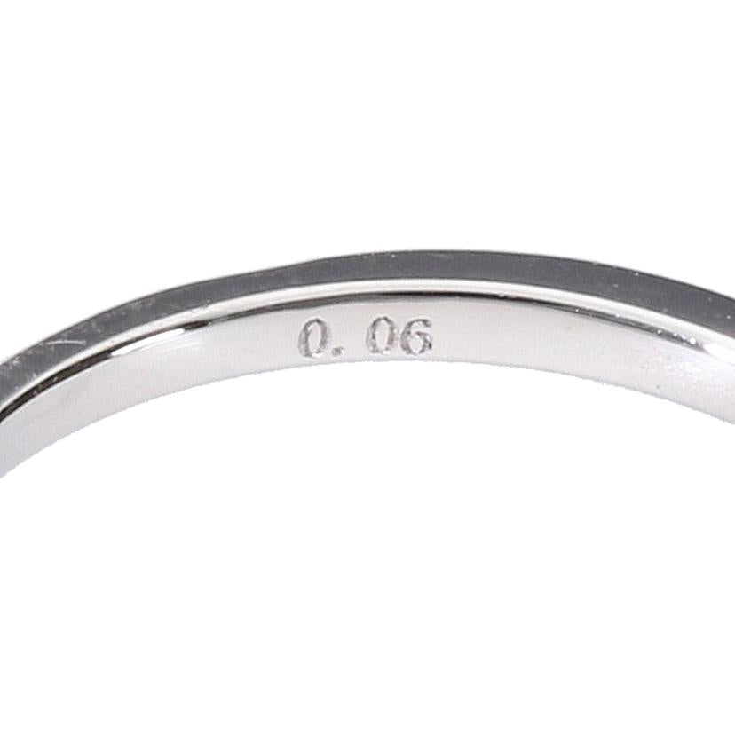 K18WGダイヤリング0.06ct//Aランク/65