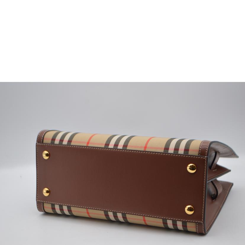 BURBERRY バーバリー/ヴィンテージチェックタイトルミニ2wayレザーハンド/8025267//SAランク/89