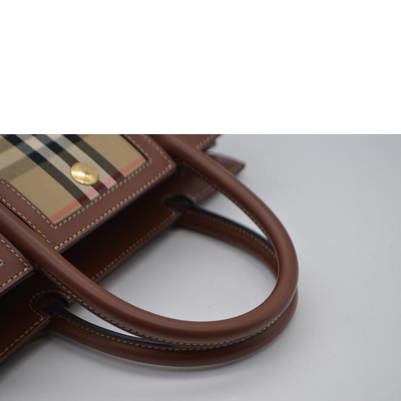 BURBERRY バーバリー/ヴィンテージチェックタイトルミニ2wayレザーハンド/8025267//SAランク/89