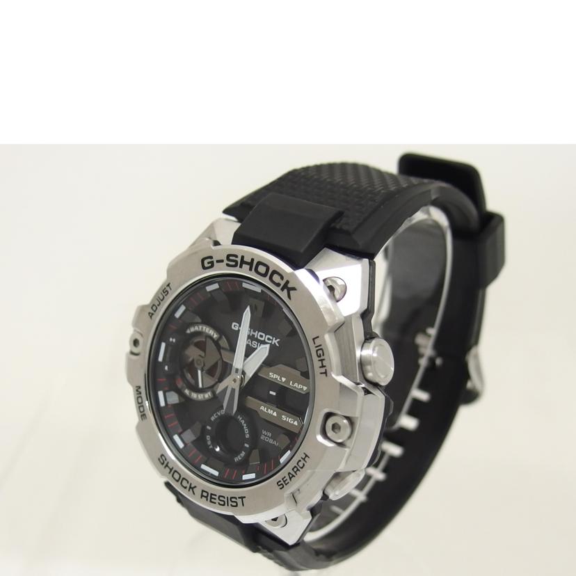 CASIO カシオ/G-SHOCK/Gスチール/デジアナウォッチ/電波ソーラー/GST-B400-1AJF//213********/Bランク/04