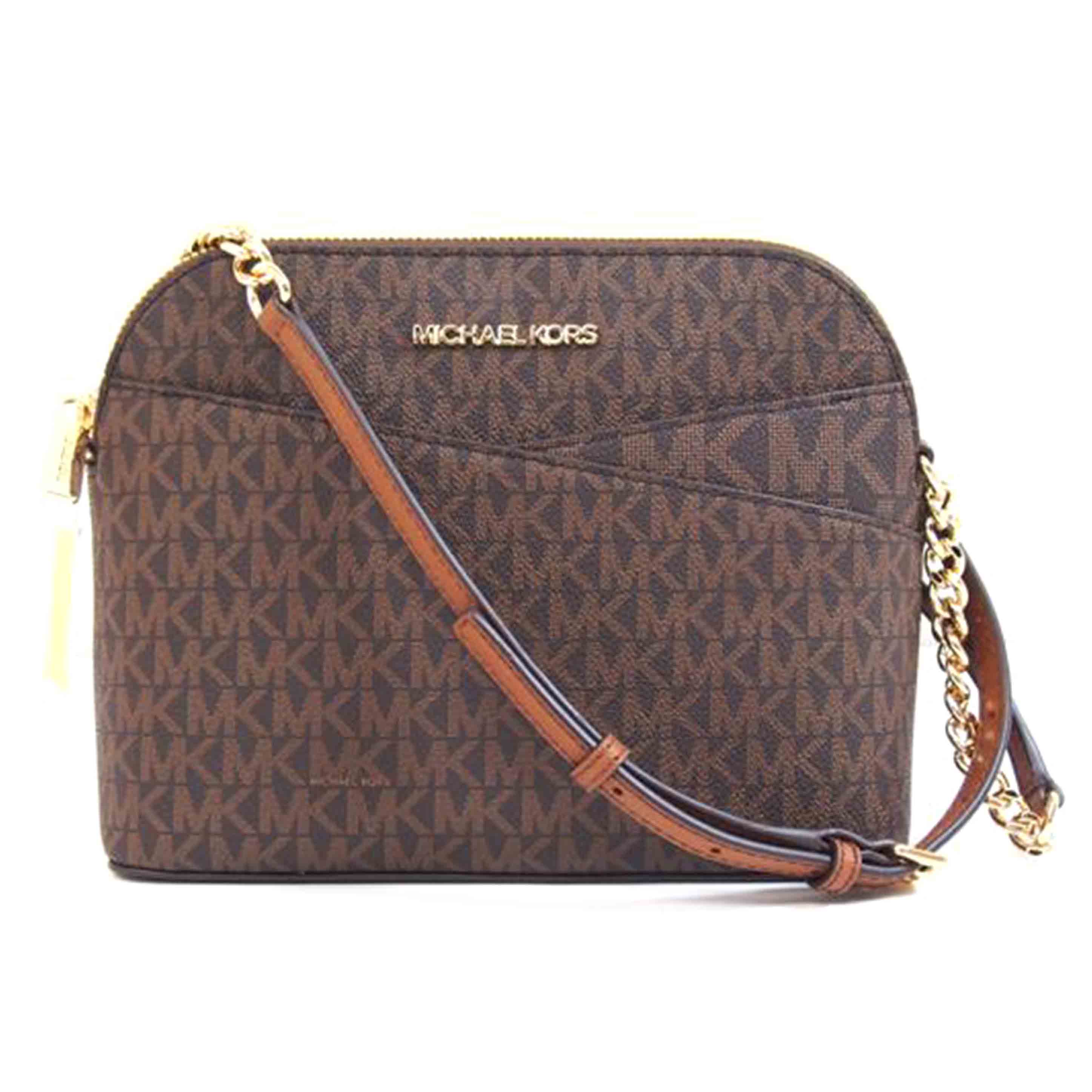 MICHAEL KORS マイケルコース/ジェットセットドラベルミオディアムロゴドームクロスボディ/35F1GTVC6B//SAランク/71