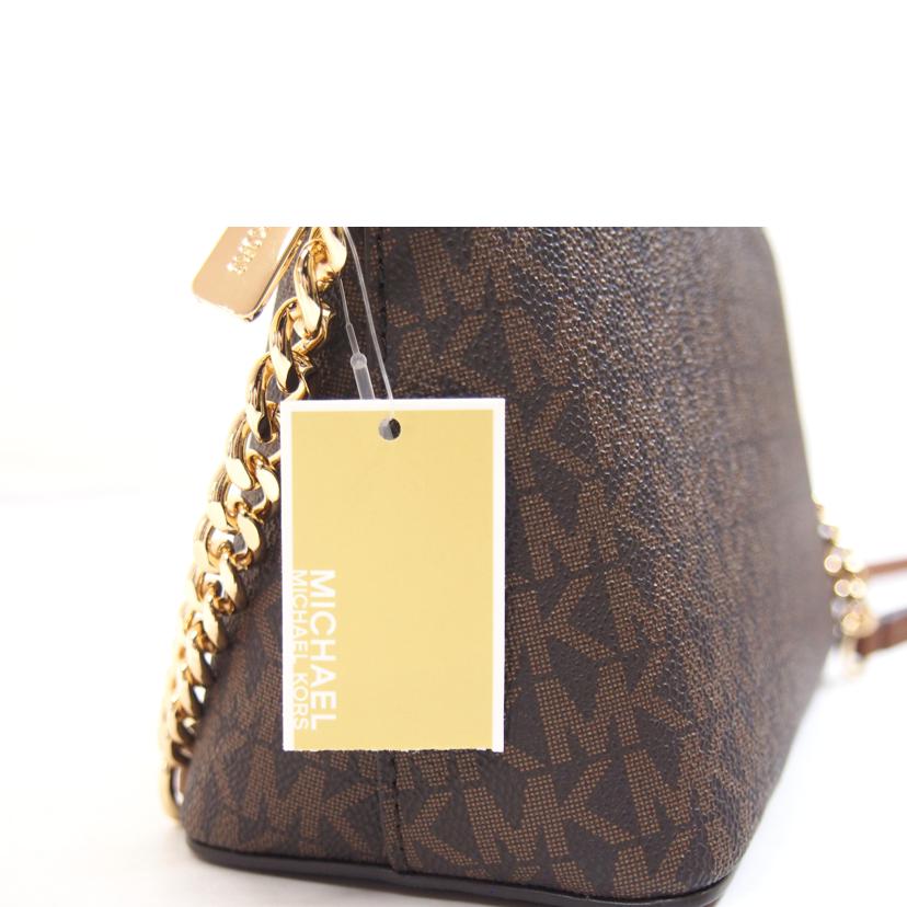 MICHAEL KORS マイケルコース/ジェットセットドラベルミオディアムロゴドームクロスボディ/35F1GTVC6B//SAランク/71