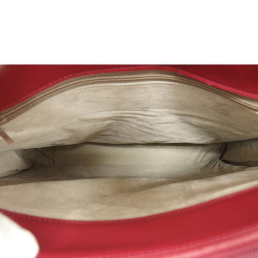 オーストリッチ/レザーハンドバッグ/ワインレッド//Aランク/04