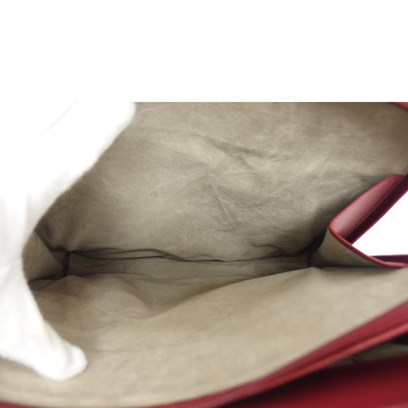 オーストリッチ/レザーハンドバッグ/ワインレッド//Aランク/04