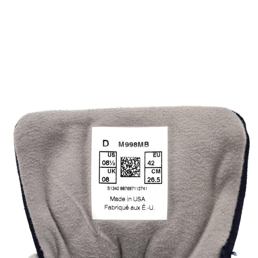 New balance ニューバランス/メンズスニーカー/M998MB//ABランク/75