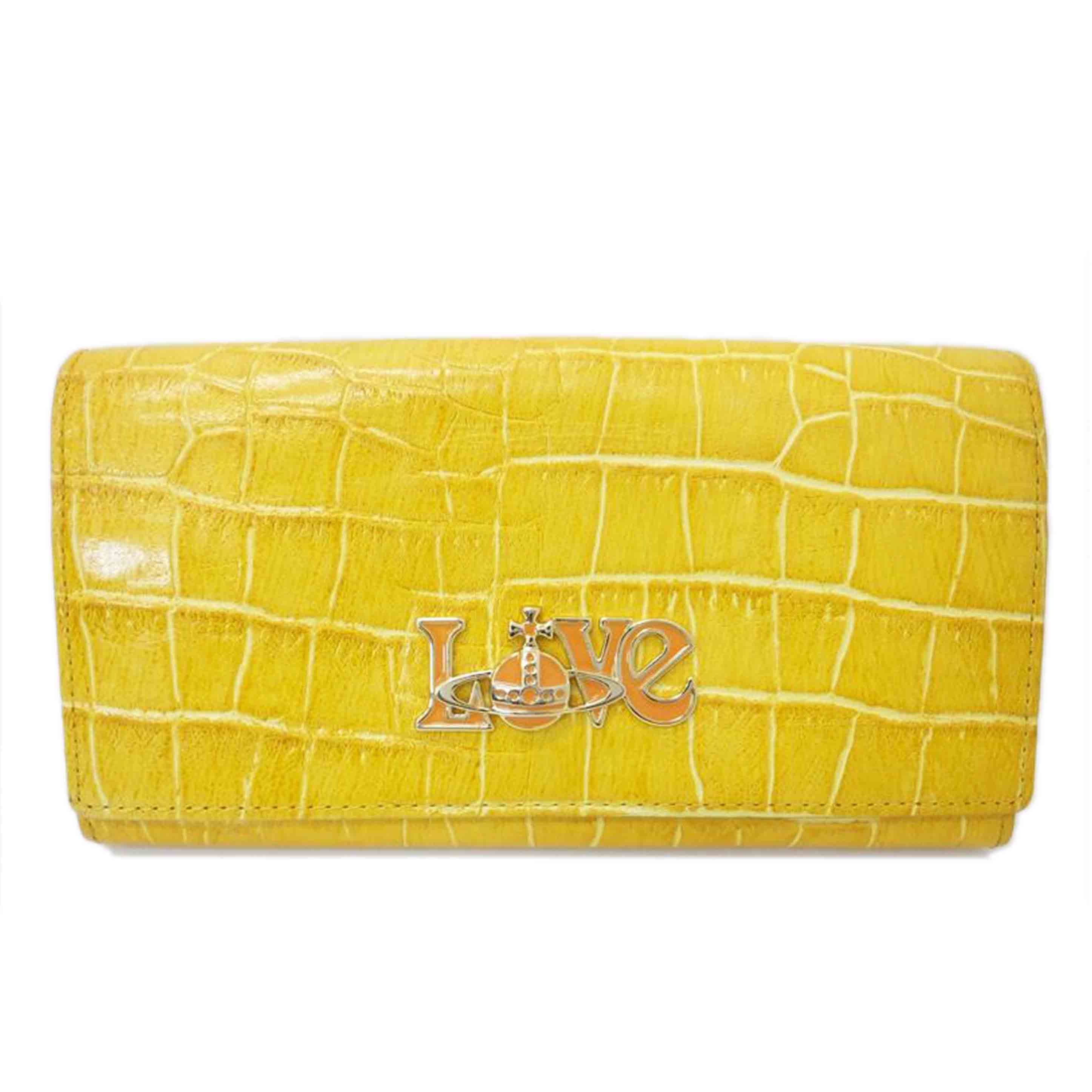 vivienne.W ヴィヴィアンウエストウッド/型押しがま口長財布//Bランク/88