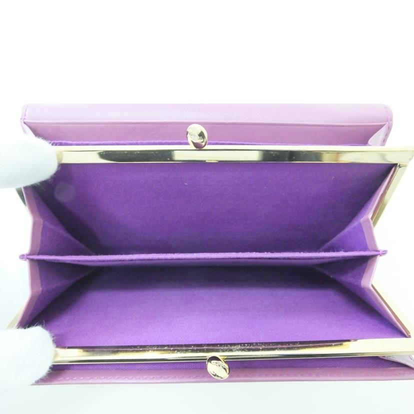 vivienne.W ヴィヴィアンウエストウッド/型押しがま口長財布//Bランク/88