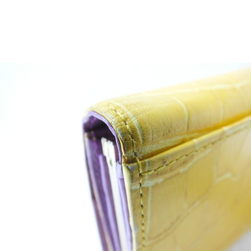 vivienne.W ヴィヴィアンウエストウッド/型押しがま口長財布//Bランク/88