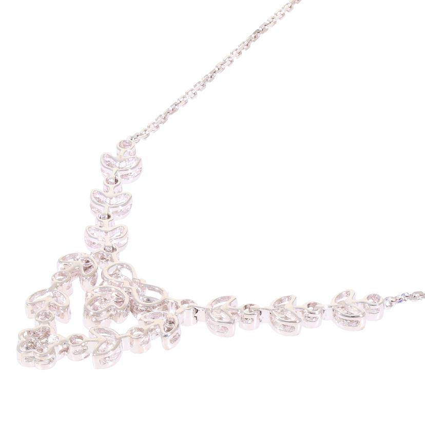 / ◎K18WGダイヤネックレス0.61ct//Aランク/59