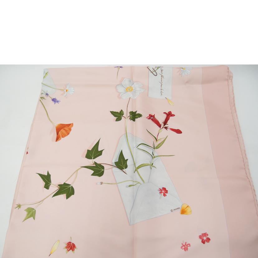 HERMES エルメス/◇カレ90/Desfleurspoulledire/ピンク//SAランク/69