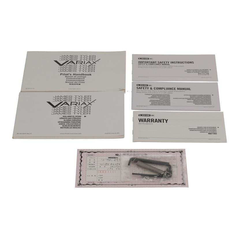 LINE6 ライン6/エレキギター/James Tyler Variax/JTV-89F//W18060290/ABランク/71