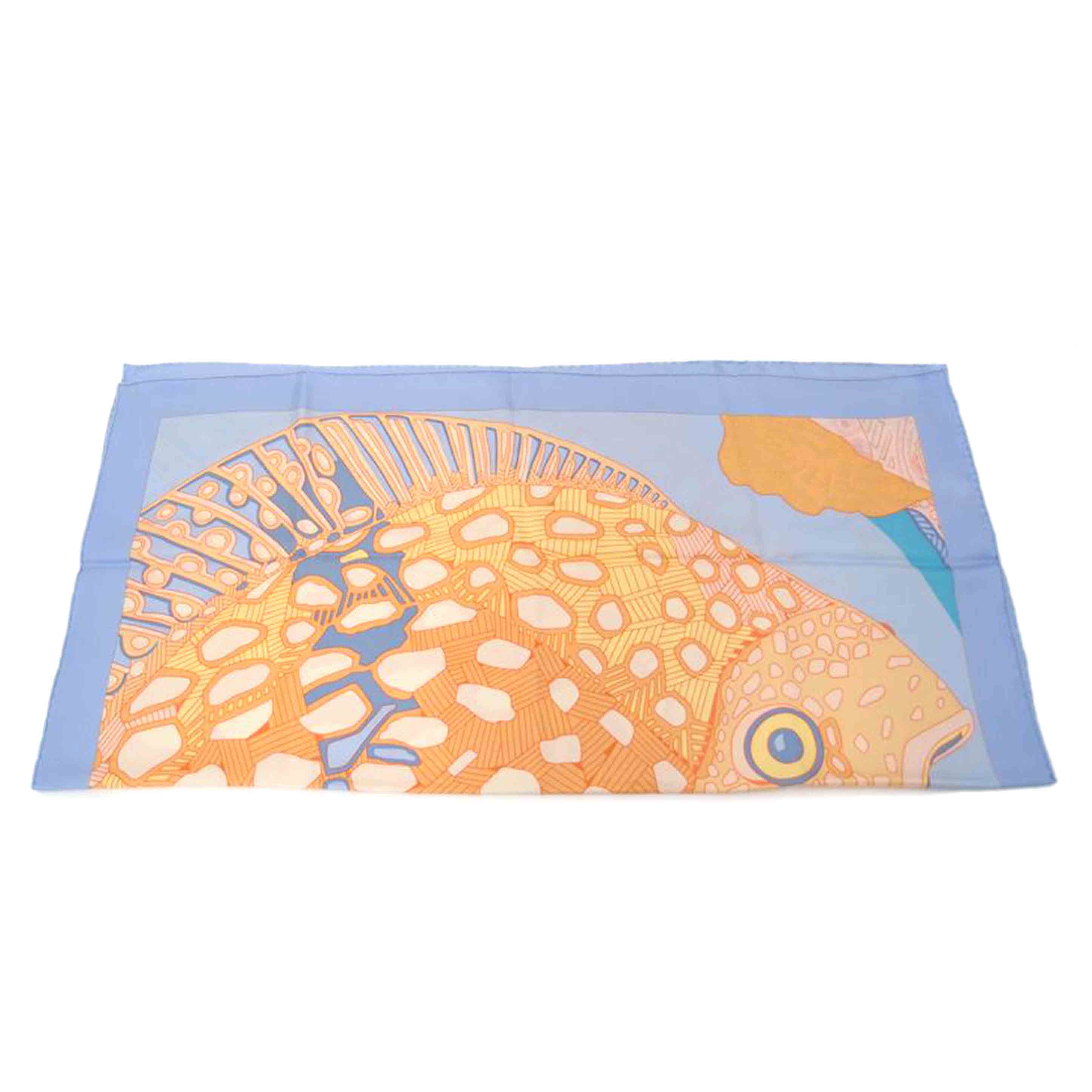 HERMES エルメス/◇カレ90/DRANDS FONDS/ブルー//Aランク/69