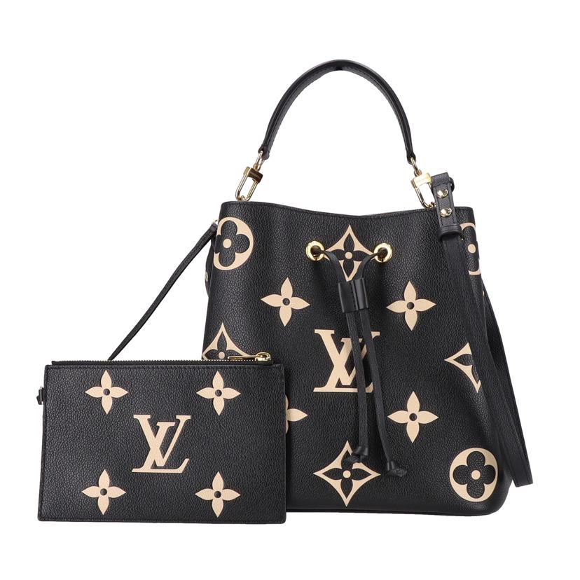 LOUIS VUITTONルイ・ヴィトン/ネオノエMM/バイカラーアンプラント/ブラックベージュ/M45497//RFI****/Aランク/77