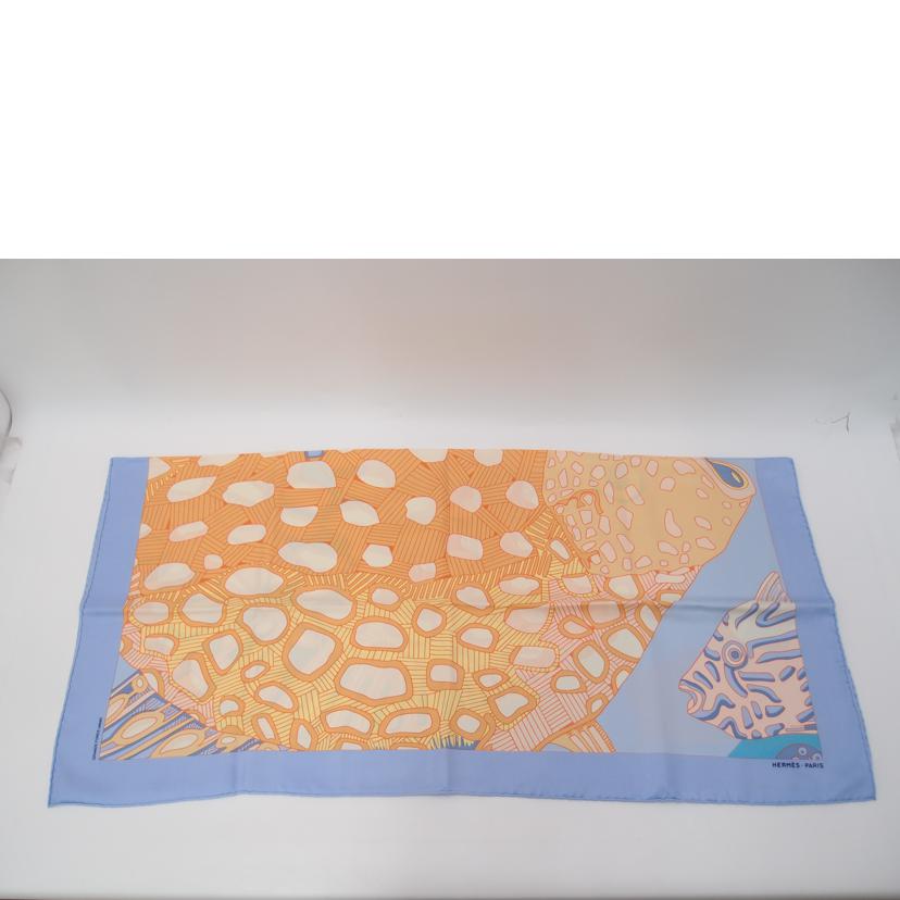 HERMES エルメス/◇カレ90/DRANDS FONDS/ブルー//Aランク/69