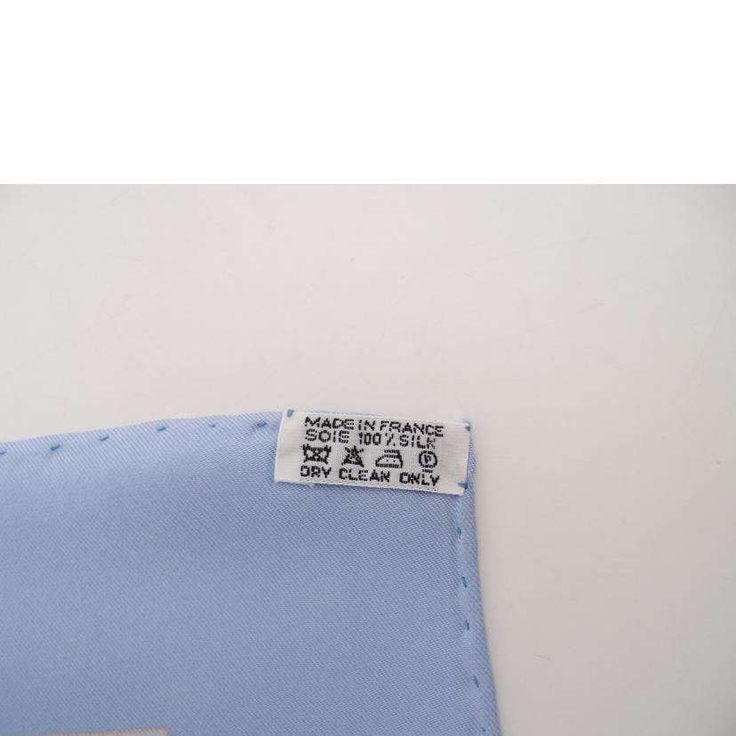 HERMES エルメス/◇カレ90/DRANDS FONDS/ブルー//Aランク/69