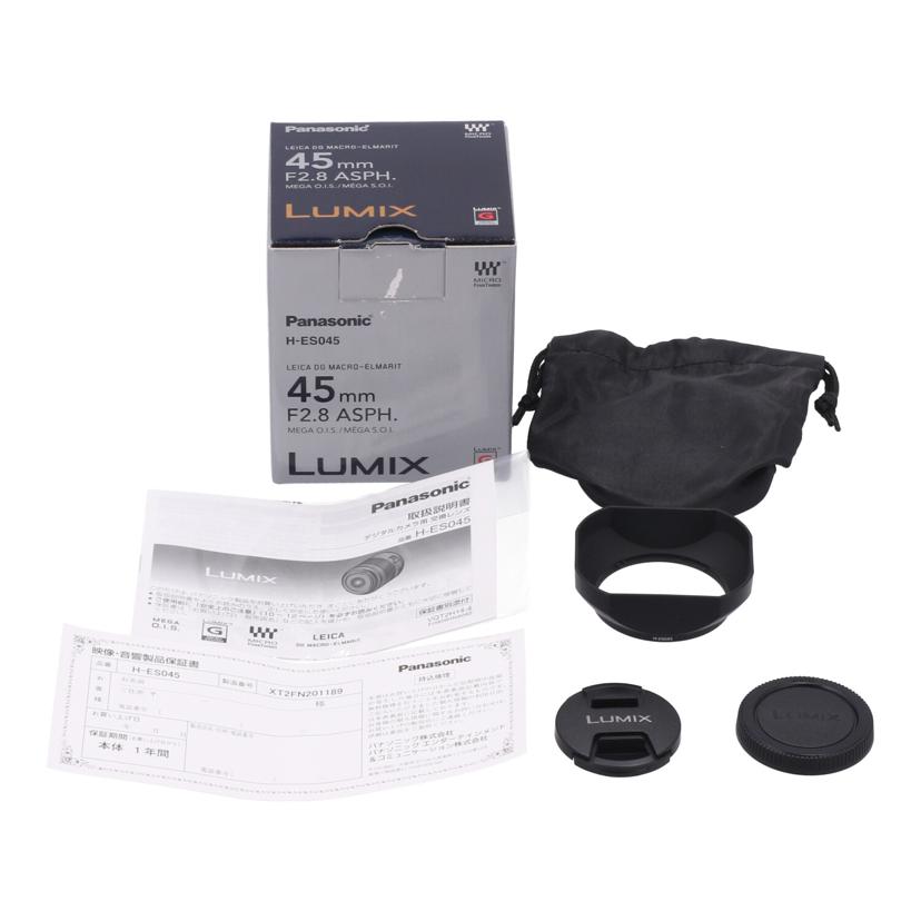 Panasonic パナソニック /交換レンズ/45mm/H-ES045//XT2FN201189/Aランク/78