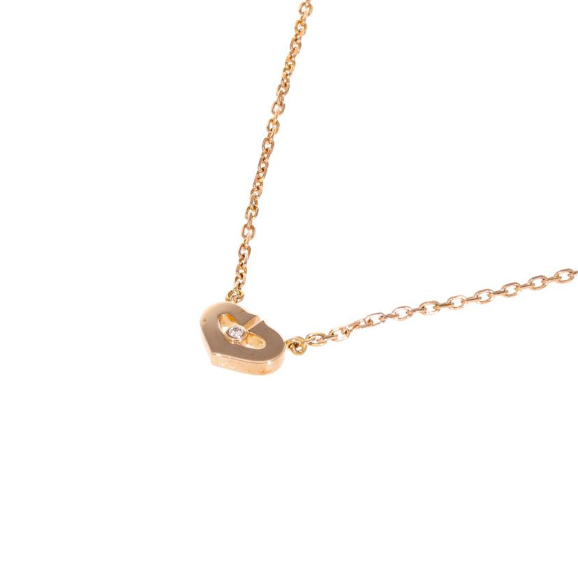 Cartier カルティエ/Cartier K18Cハートダイヤネックレス//Bランク/19
