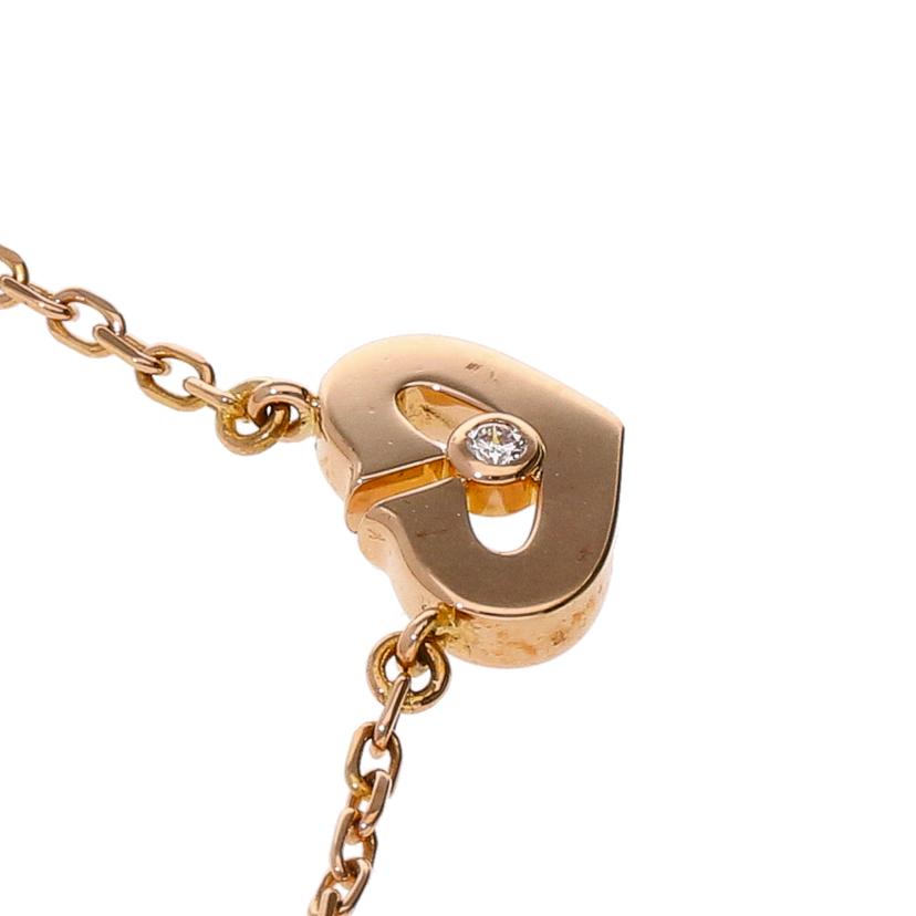 Cartier カルティエ/Cartier K18Cハートダイヤネックレス//Bランク/19