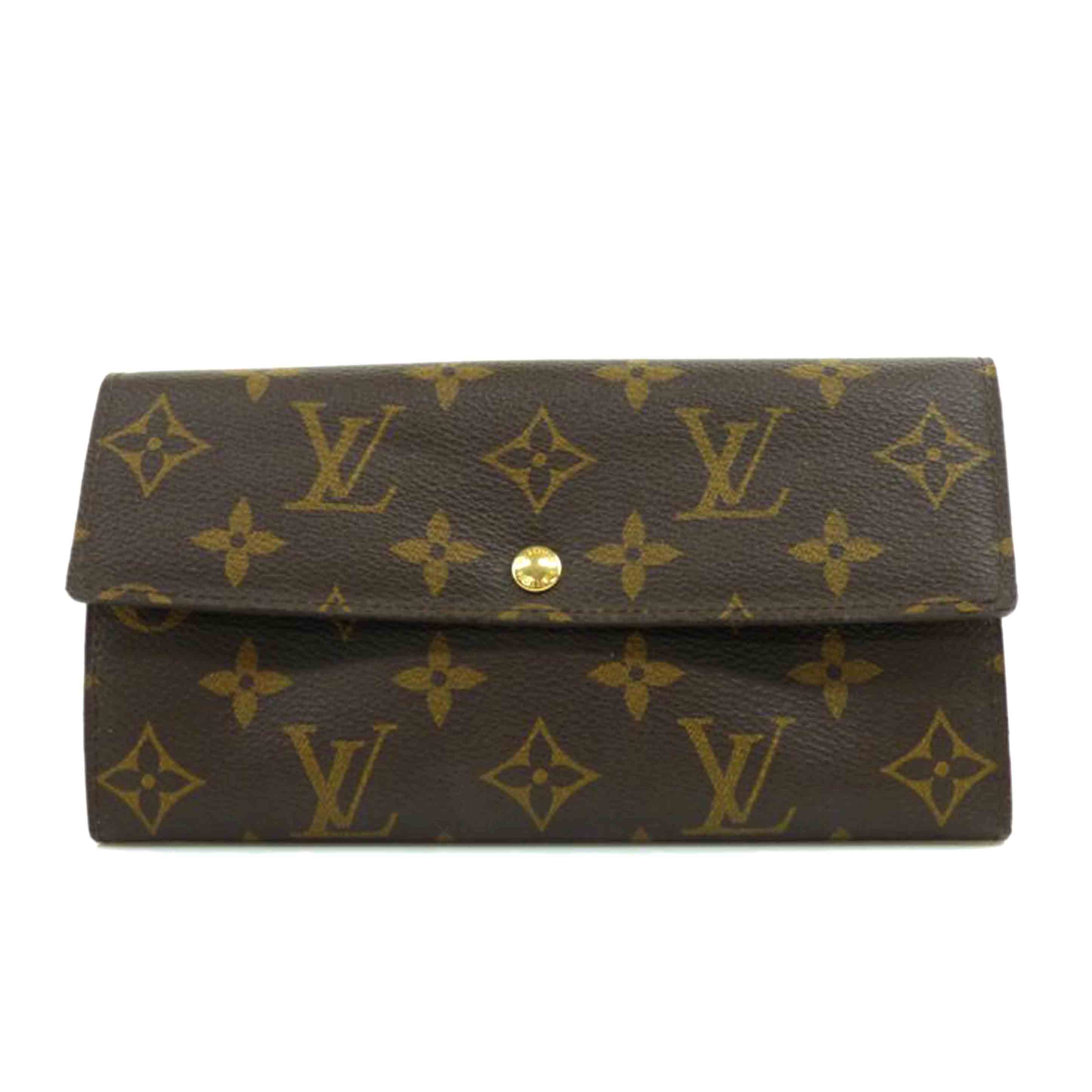 LOUIS VUITTON ルイ・ヴィトン/ポルトフォイユ・サラ/モノグラム/カード10枚/M61734//CT1***/Bランク/64