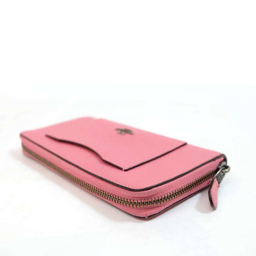 COACH コーチ/ラグジュアリーグロスゲレインレザージップ/F54007//818**/Bランク/71