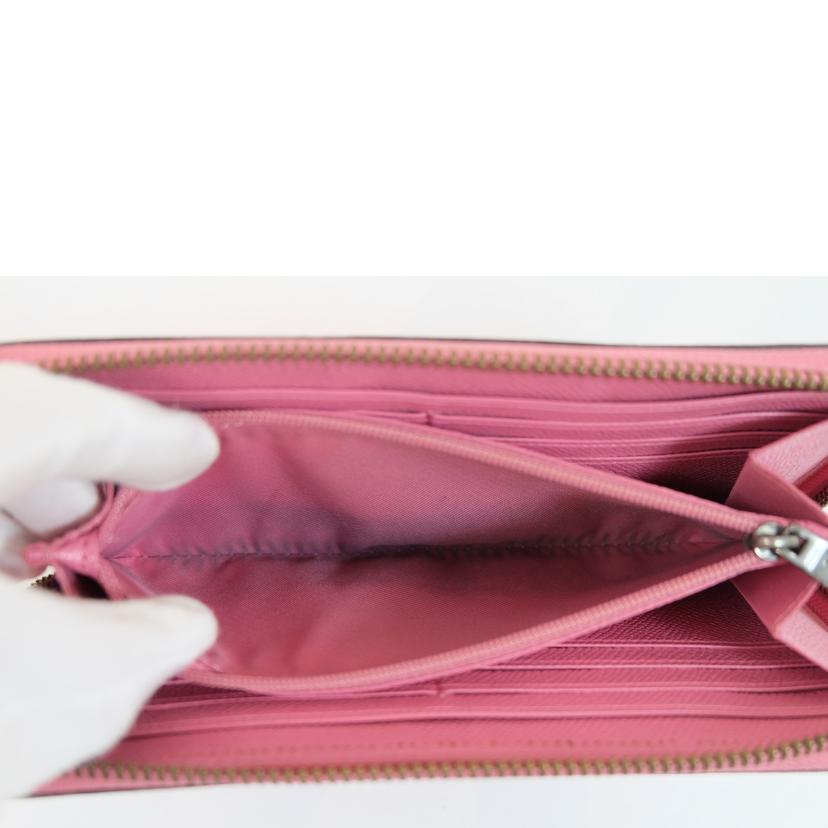 COACH コーチ/ラグジュアリーグロスゲレインレザージップ/F54007//818**/Bランク/71