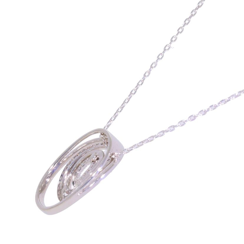 / K18WGダイヤネックレス0.23ct//Aランク/92