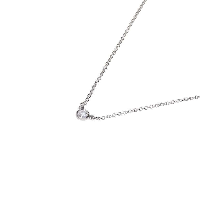 TIFFANY PT950バイザヤードダイヤネックレス//Aランク/05