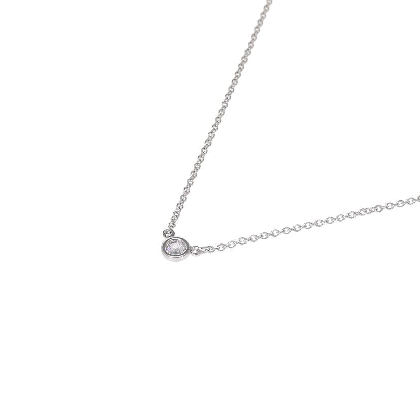 TIFFANY PT950バイザヤードダイヤネックレス//Aランク/05