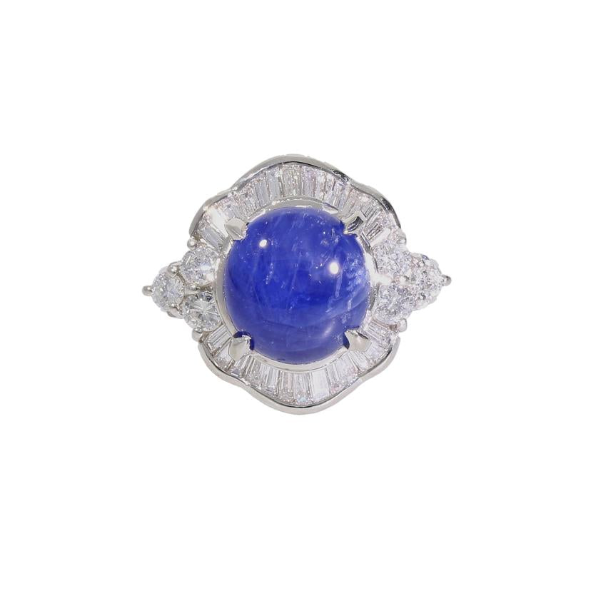 /◎Pt900スターサファイアダイヤリング9.28/D1.44ct //Aランク/59