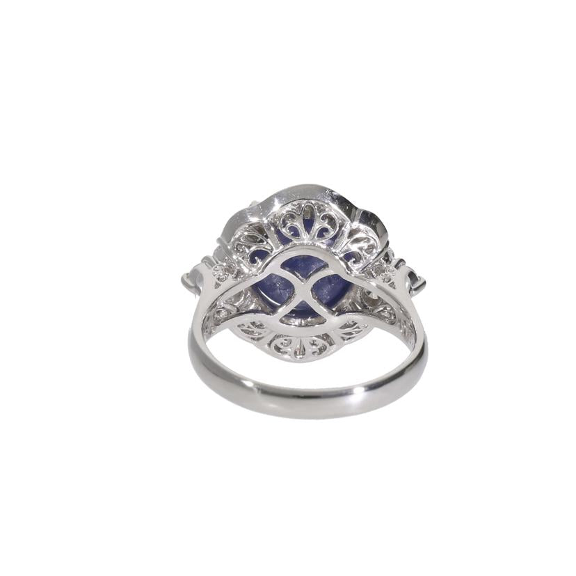 /◎Pt900スターサファイアダイヤリング9.28/D1.44ct //Aランク/59