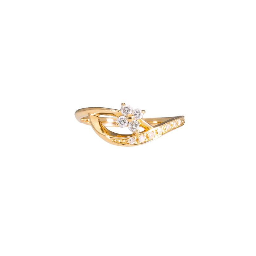 K18ダイヤリング0.15ct//Aランク/65