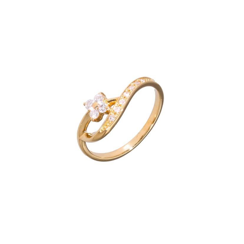 K18ダイヤリング0.15ct//Aランク/65