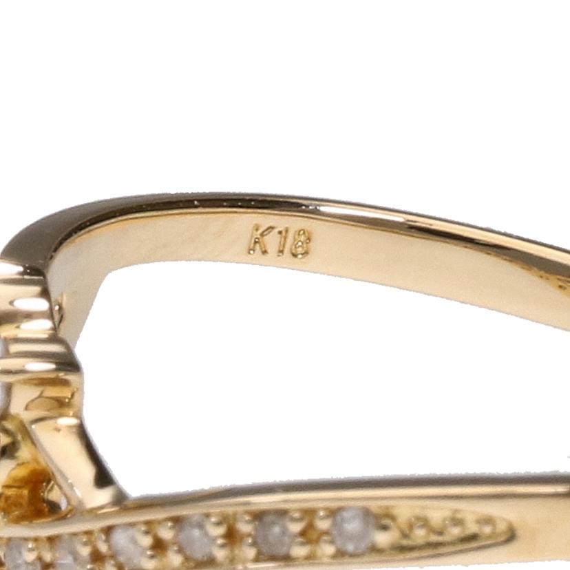K18ダイヤリング0.15ct//Aランク/65
