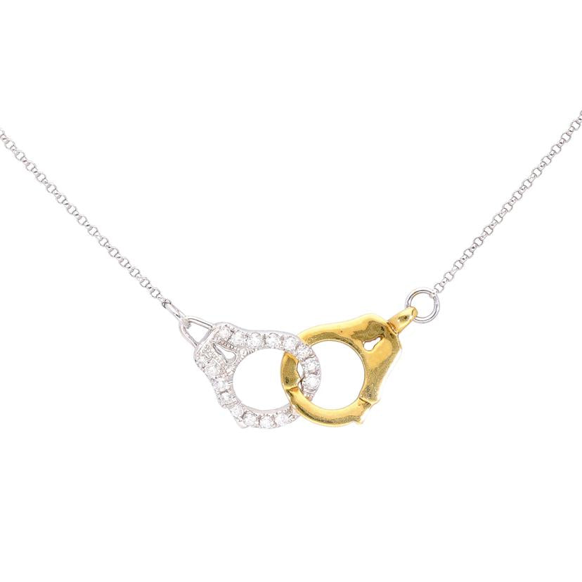 / K18ダイヤネックレス0.20ct//ABランク/19