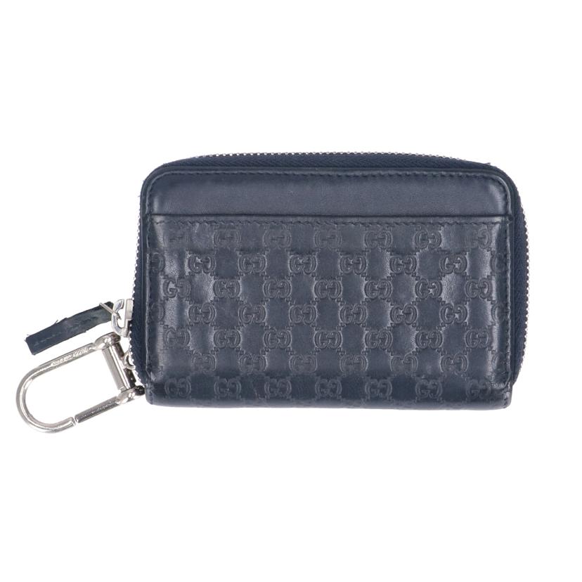 GUCCI グッチ/マイクログッチシマコインケース/ネイビー/256810//041*/Bランク/93